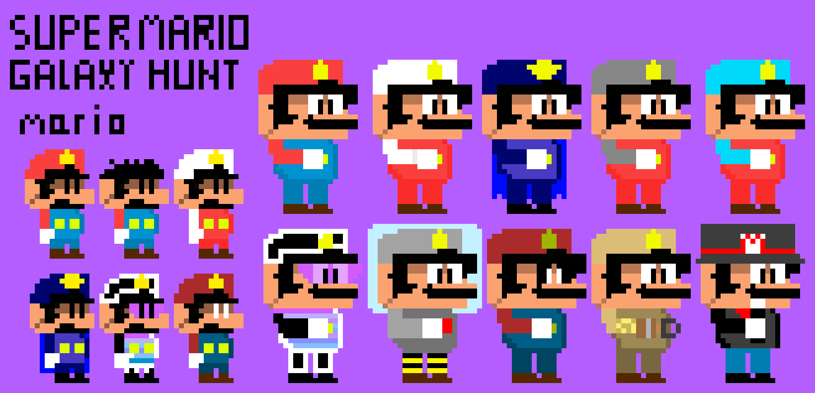 [584770] Super Mario Galaxy Hunt Powerups