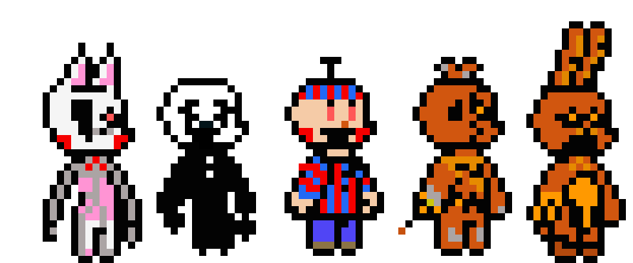[05b0c1] Chibimatronics Fnaf 4 Halloween update.