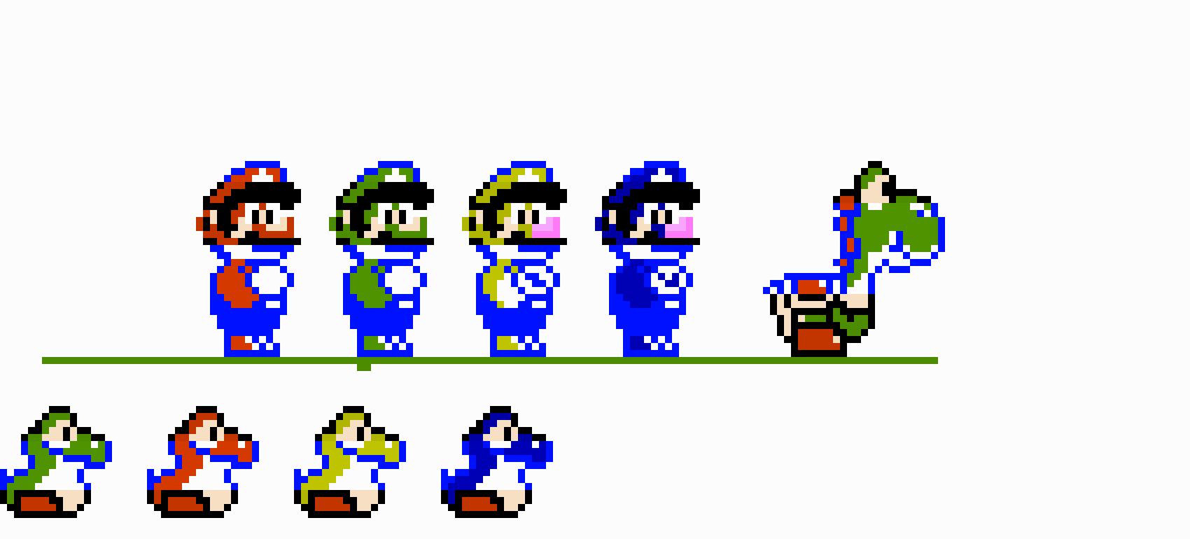 [1cc751] 8 Bit  Mario (Super Mario World) NES UGLY EEW!!!!!! 