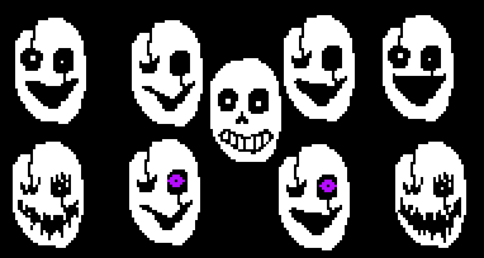 [84230f] gaster dialogue box sprites