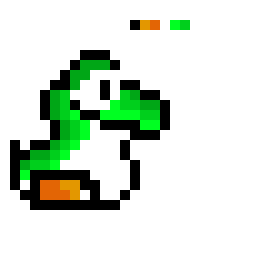 [9fa88c] *Ben finds a baby yoshi in one of the room's and brings him with him* - Spectral