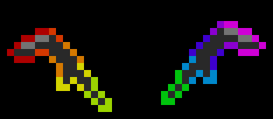 [5b2f3e] -two shards shapeshift into large metal pieces- 