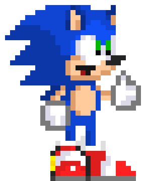 [9664c4] Sonic the Hedgehog (Thumbs Up)