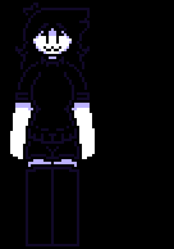 [77b851] Successfully made my sprite, do you like the legs? (Joke, because I am not done with configuring the legs yet.) | -Kyra