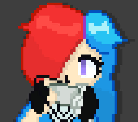 [583245] -She looks up wondering why it got very dark rather quickly-