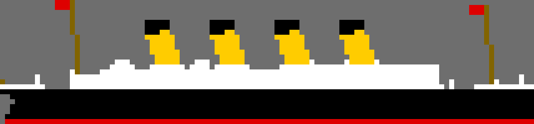 [94c200] RMS Titanic (Simple Pixel design)