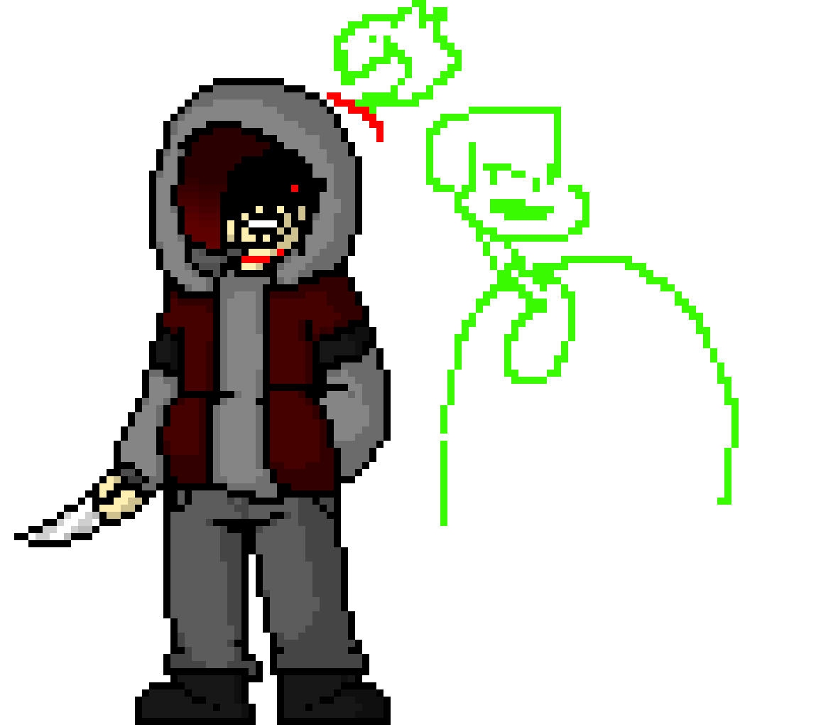 [7b7bce] oooo! ow...youre words hurt me so you sad excuse for a humanoid organism...