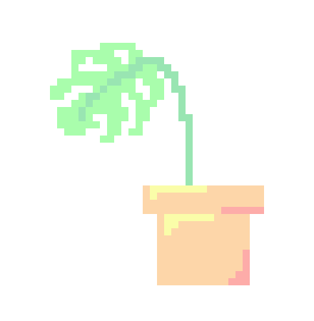 [a4a1ae] 1 leaf monstera pt2