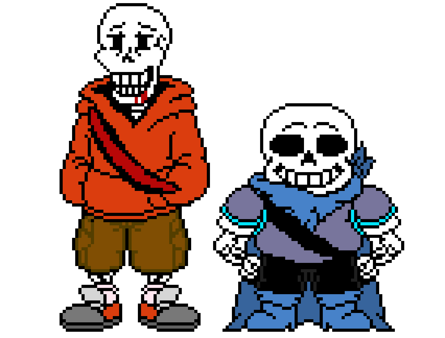 [84230f] Underswap Sans and Papyrus