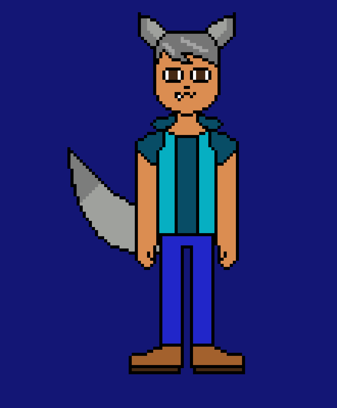 [4fbda4] hey dst im a gray wolf now... do i look good- Evan