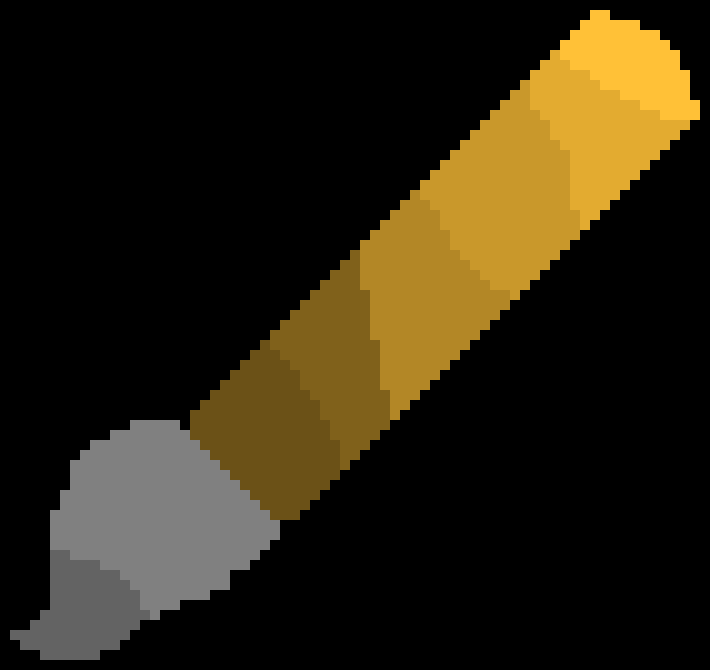 [bcf483] *a giant paintbrush was on the ground in front of adam*