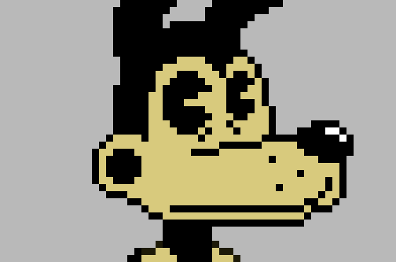 [f7c573] Oh god! *boris started to run away from bendy* *he ran into the room with the trains*