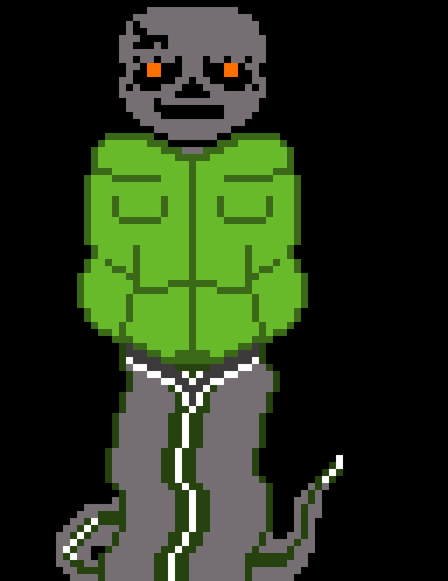 [96c78c] Ok, so this is my oc now. -Fem sans.