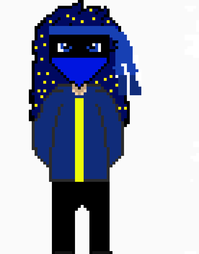 [904ba9] decater sits on bench.