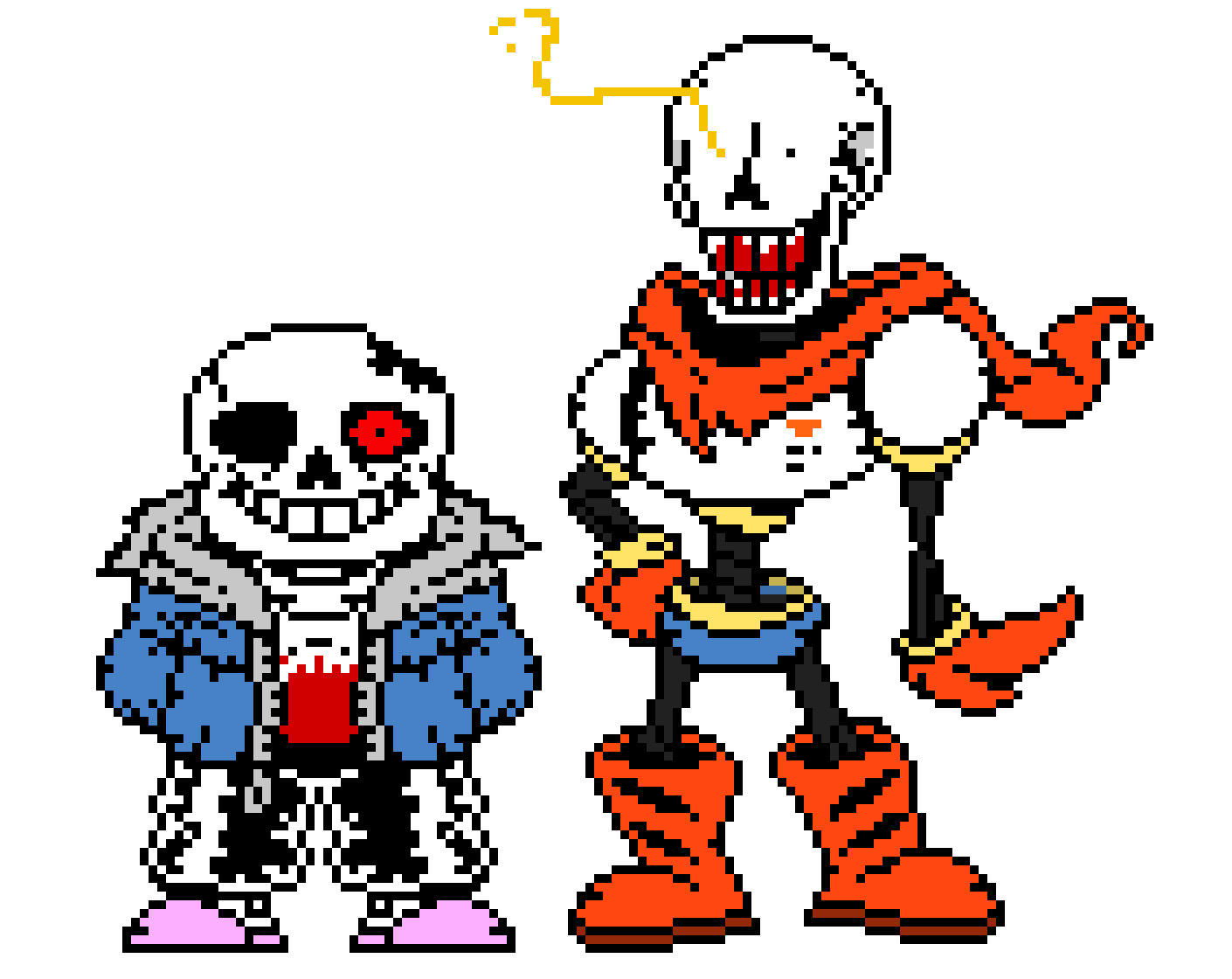 [84230f] Horrortale Sans And Papyrus