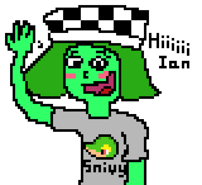 [9664c4] Bendydot Pixel Art PNG