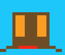 [74d5ce] Grrrr *yells* enough!  *jumps out of the cabinet and locks it*