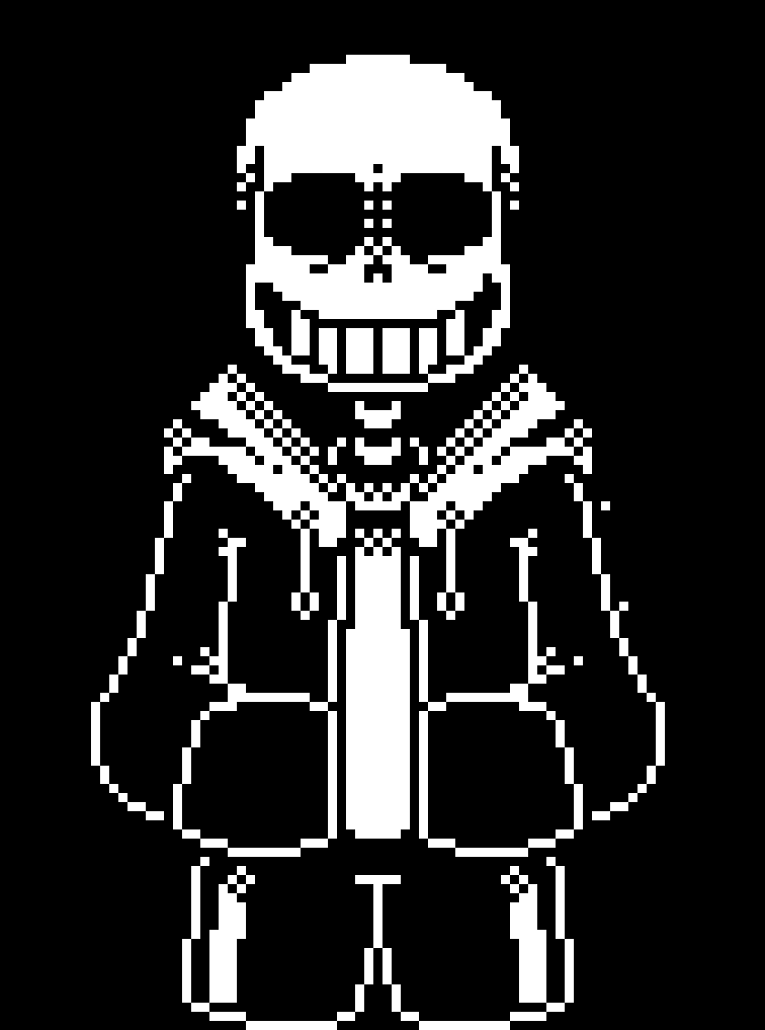 [95be89] "[Repost] There... Sans, is done... And I didn`t give him any feet, as in the image it doesn`t show anything past his shorts... [[No need to do the glowing eyes... I`ll deal with that... Also check DESC, for the full image link...]]