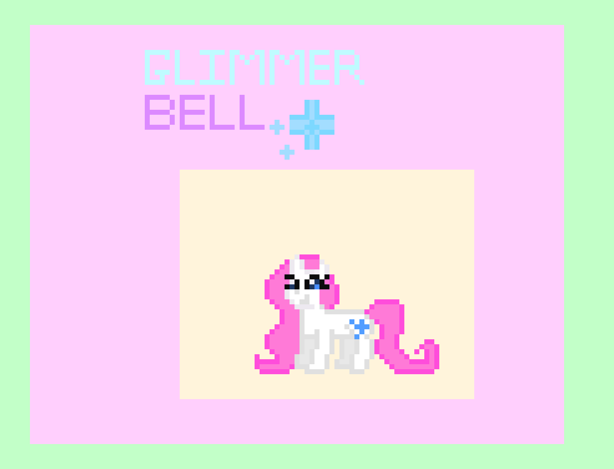 [9664c4] Unicorn art. Glimmer Bell