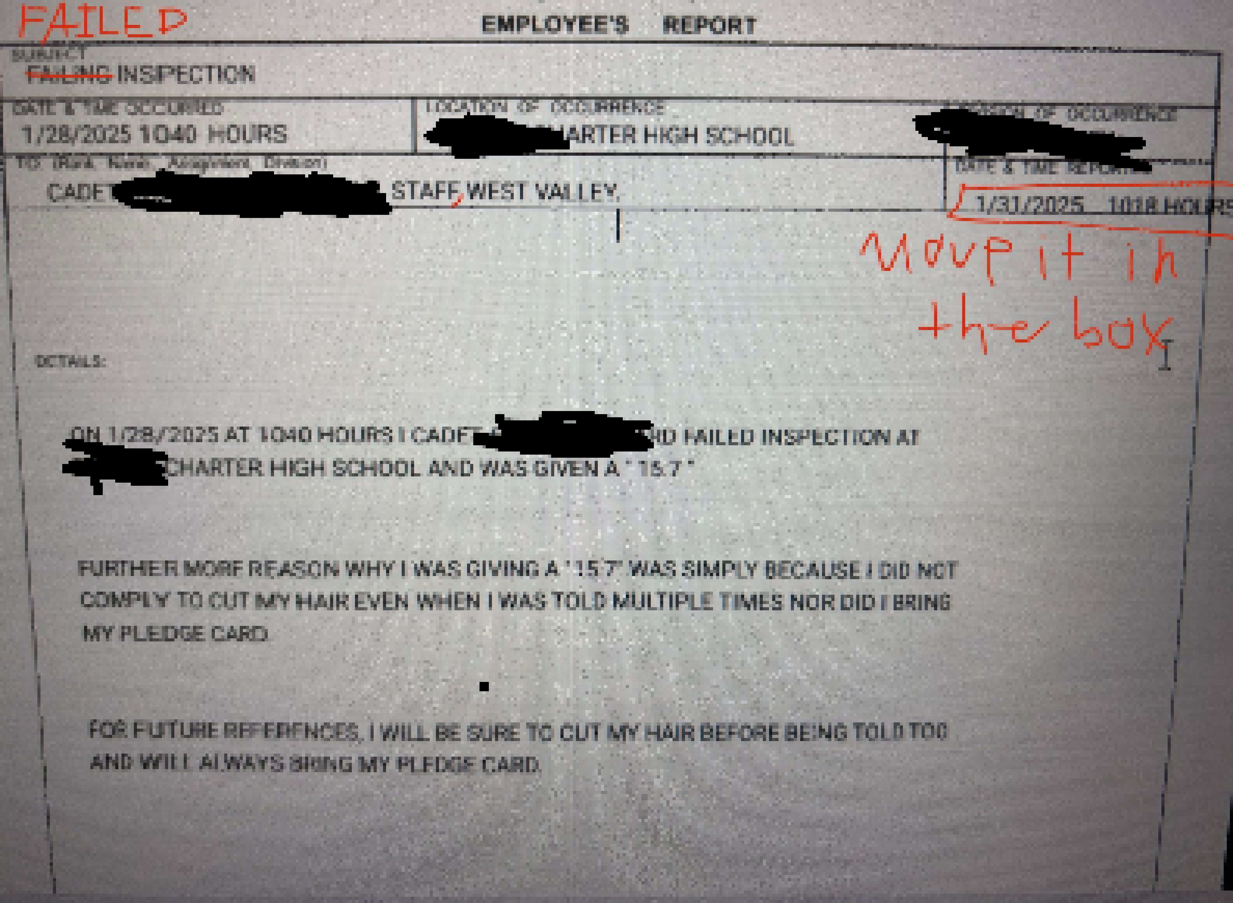 [e97869] Two Shit+- also here's some paper work I have to do for my cadets.