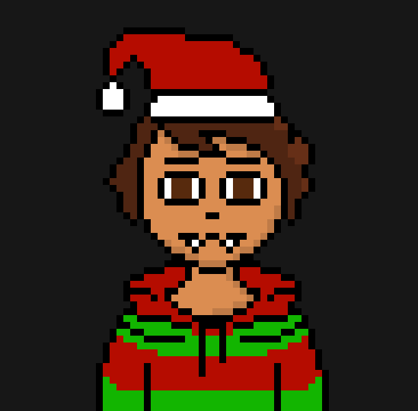 [8f1d86] he buys garland from a starts and puts it on the tree*