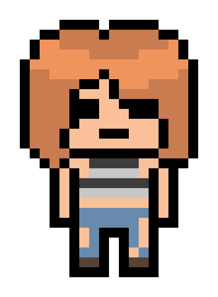 [7b78ef] Amber Pixel Sprite