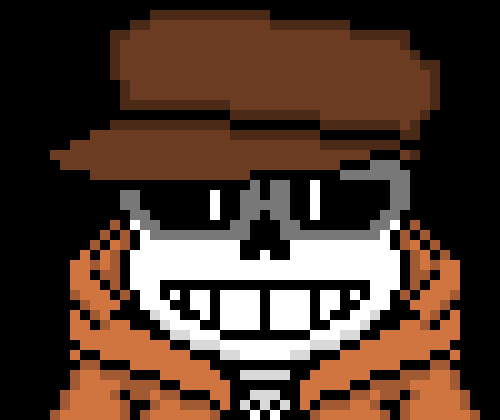 [0ae1f1] im Sans, dunno who the lad over 'ere is *pointing to among us man*