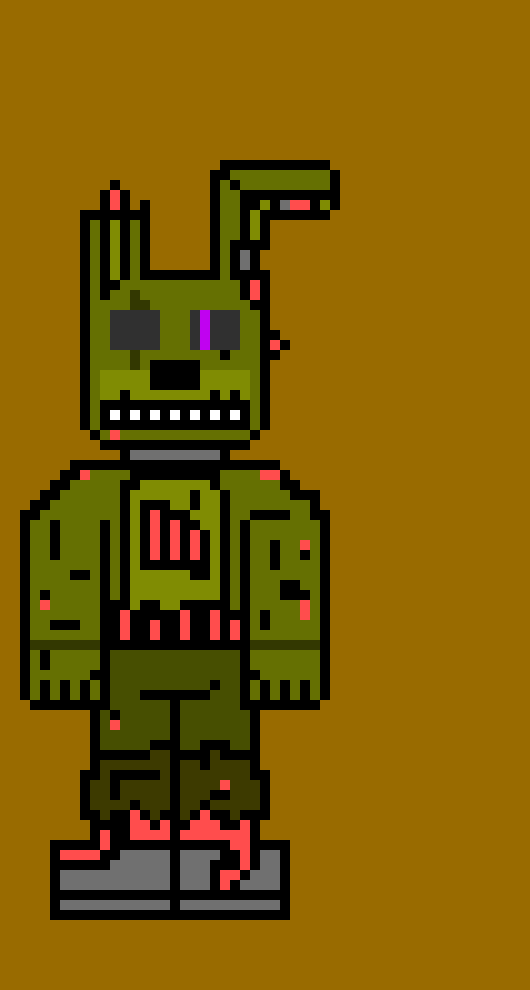[b9de0d] those darn kids......... - springtrap the zombie