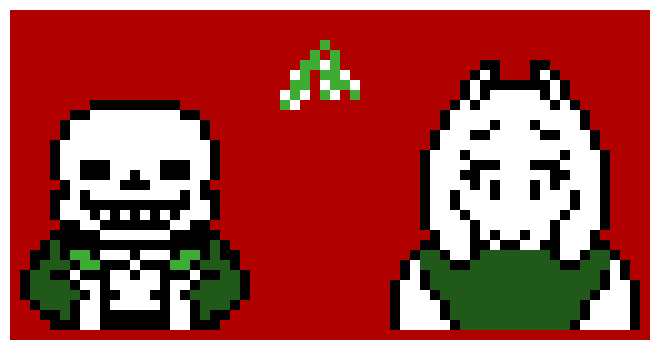 [9664c4] mistletoe sans and toriel