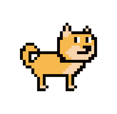 [9664c4] PIXEL DOGE BACK WALK