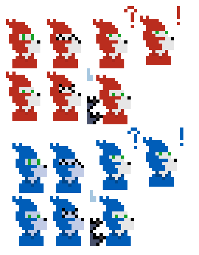 [63ceb7] Mini Spy Terrie - Palette - Red & Blu, teams