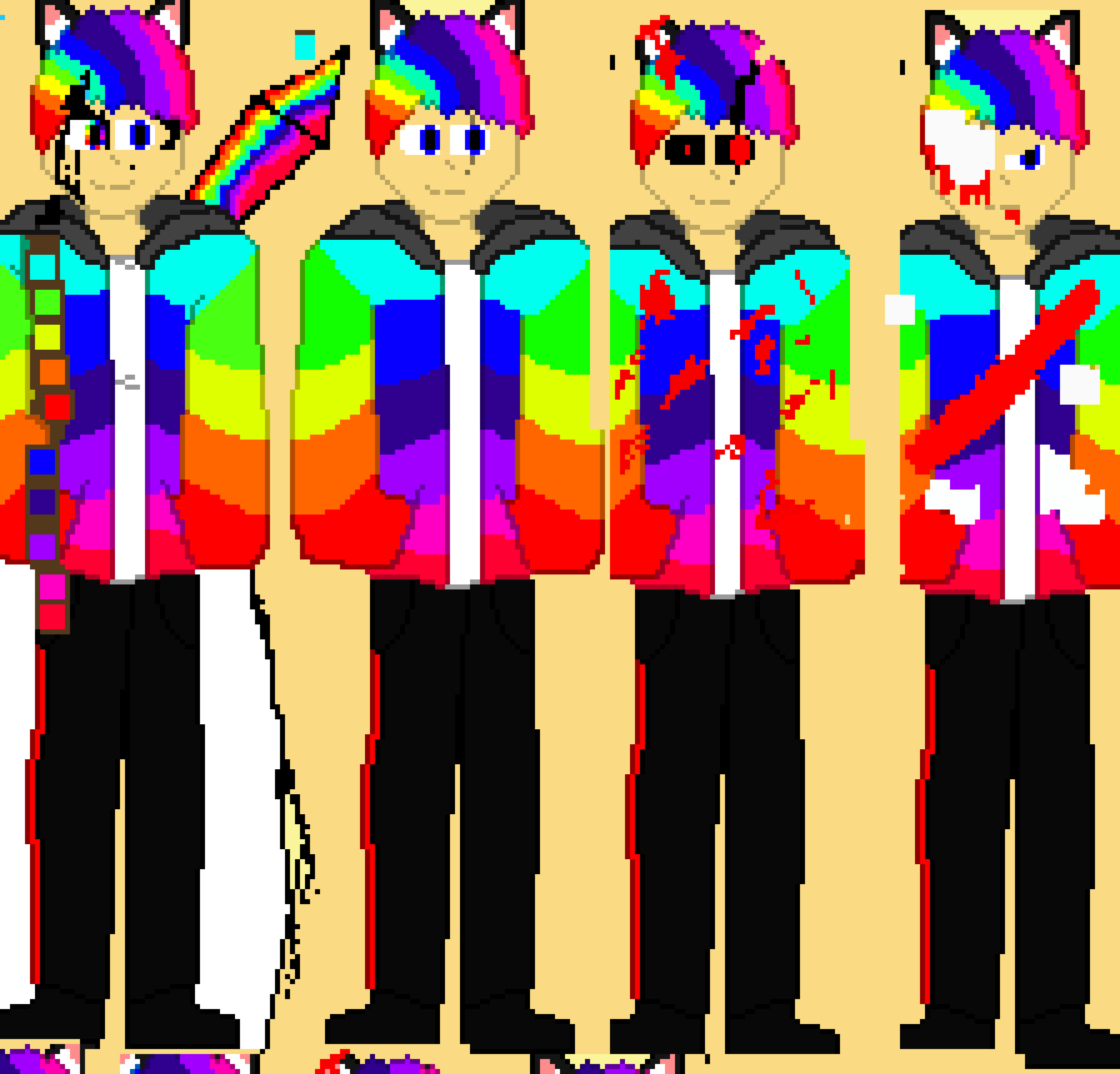 [401102] *nice cause i spent hours makeing the other aus of my oc anyway what do you think of them all?-the rainbow squad