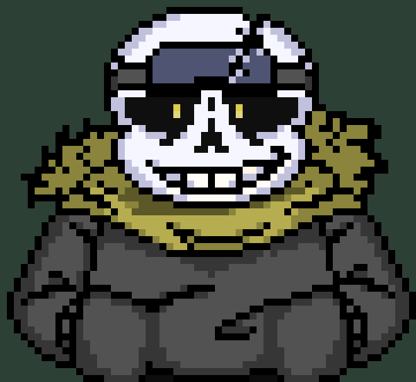 [0b51d0] -He gets both, chugs both down, and leaves, after paying, because HE ISN'T COMPLETELY SANS- - [Skeld (Kemuri)]