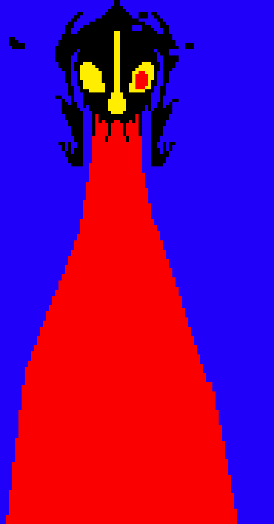 [acbc50] a corrupted error blaster fires at chara out of nowhere*