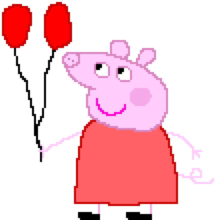 [9664c4] Peppa Pig with Baloons