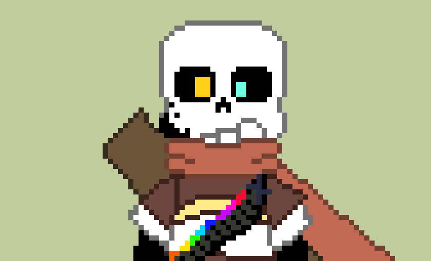 [b9de0d] well how i do it is that i make the dark colors have a white outline and give the light colors a black outline. then i make the background black. 