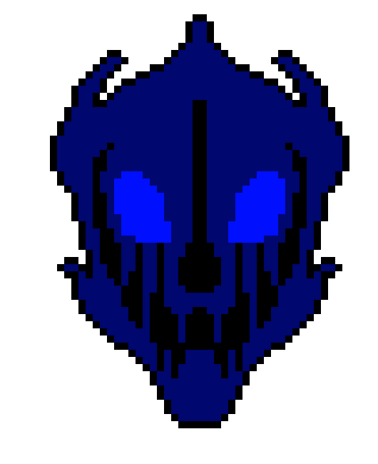 [fa94a9] dark blue error 404 Gaster Blaster