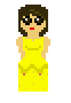 [9664c4] My first pixel art: Lillian