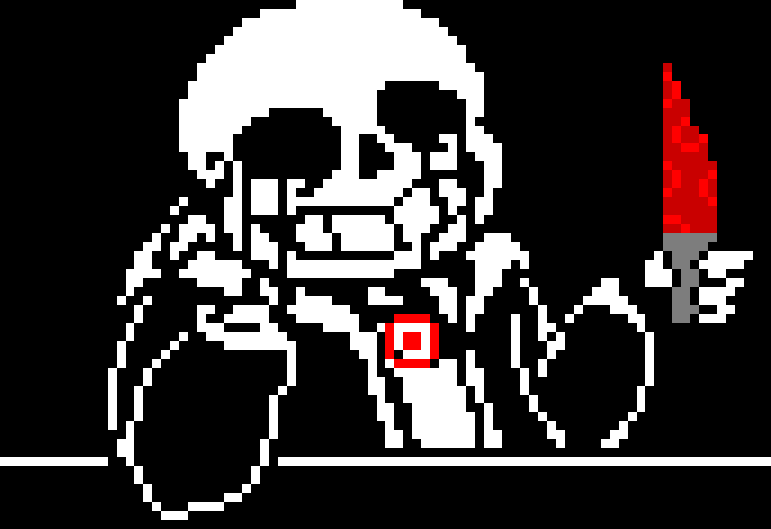 [11a9d7] -eats hotdog and watches battle- -Shop Keeper Sans