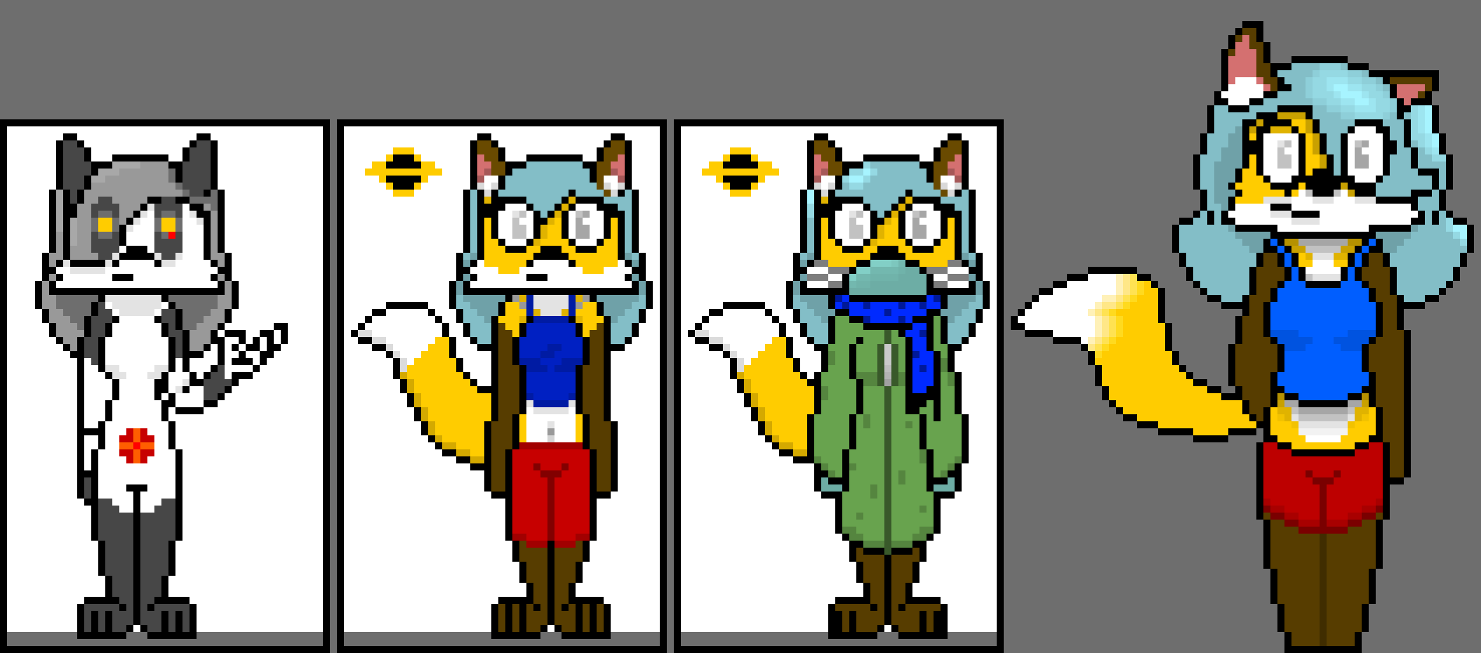 [6d74d1] There we go! -Foxlynn