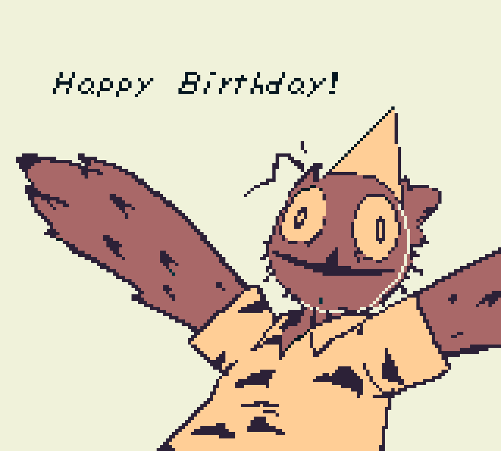[a7d525] Happy Birthday Potoo Color