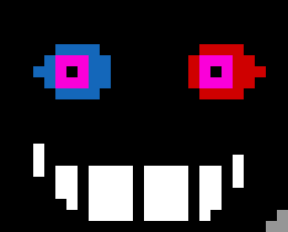 [ac28da] eyes turn pink and makes comic sans see is bro