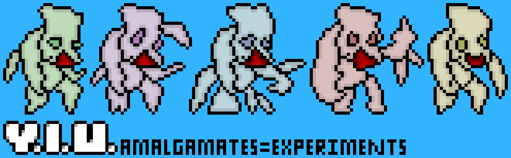 [9664c4] Your Indie Underground (My AU) Amalgamates = Experiments