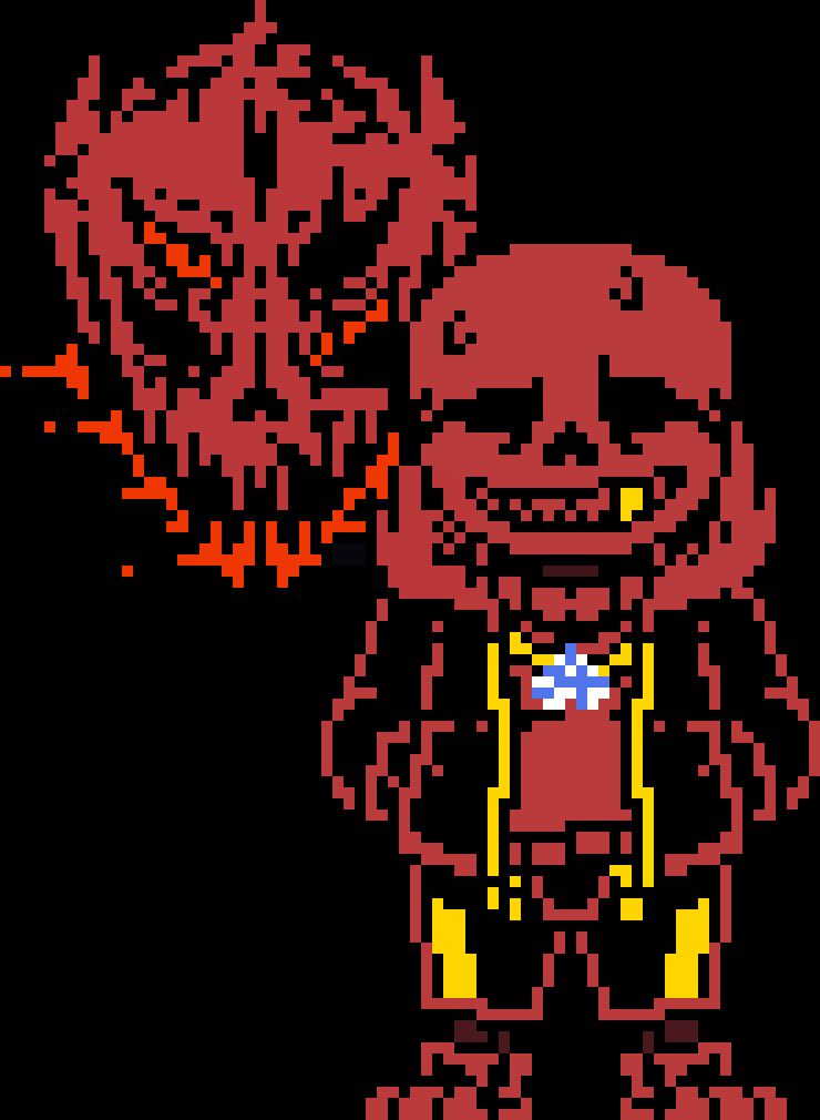 [59d515] -fell leans against the sword and moves quick as possible, the sword cutting his neck, killing him instantly-