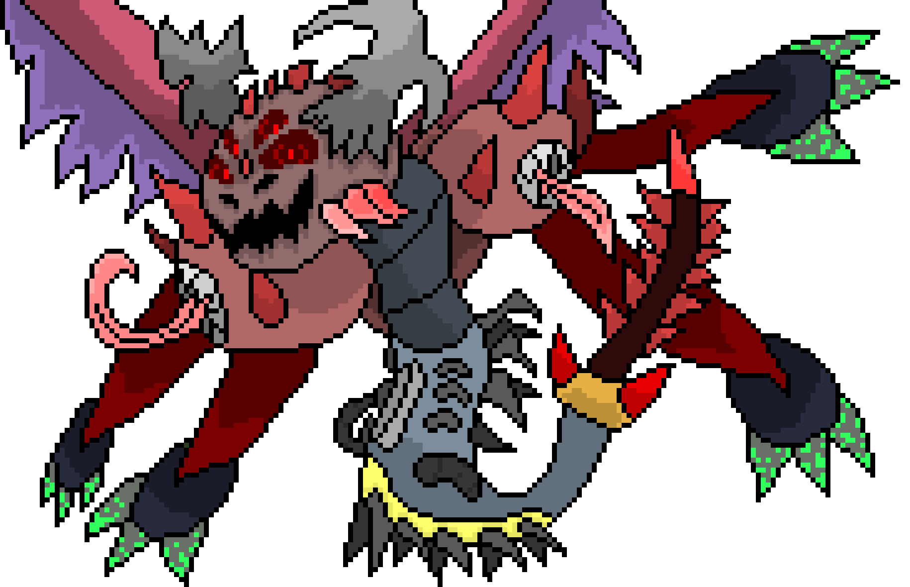 [a2471d] *https://www.youtube.com/watch?v=3ucIdYj42sM plays* *performs an all-out-attack, which is undodgable and deals a colossal amount of damage* GAME OVER.