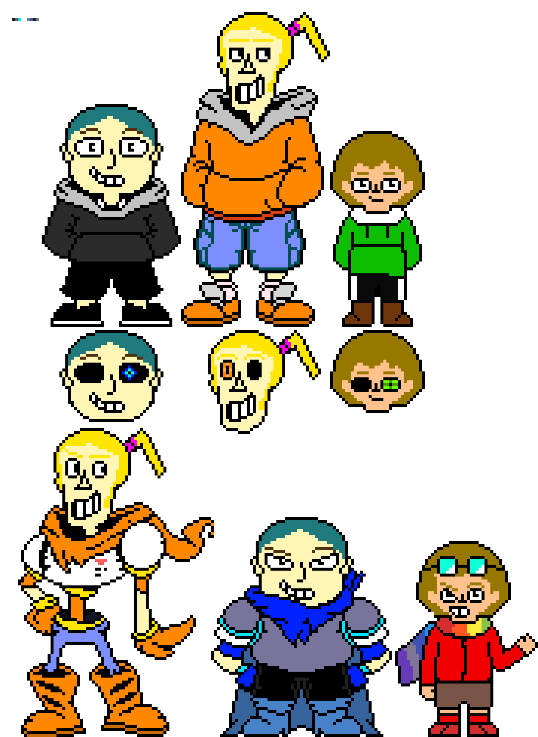 [7e4087] Me my sister and my friends as Bad time trio