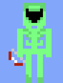 [05b0c1] *Draws a bow* 