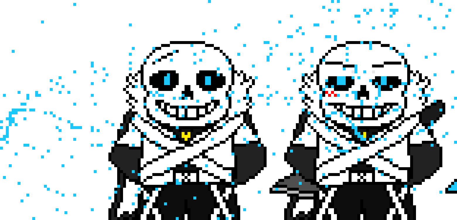 [17fc46] Cross Battle Sprite / XTale - Underverse Sans. [Edited by Boarderline012]