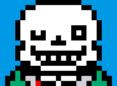 [46ea29] because for the low price of $0.00,you can beat the un-living crap out of this sans so much,you can kill him if you want!