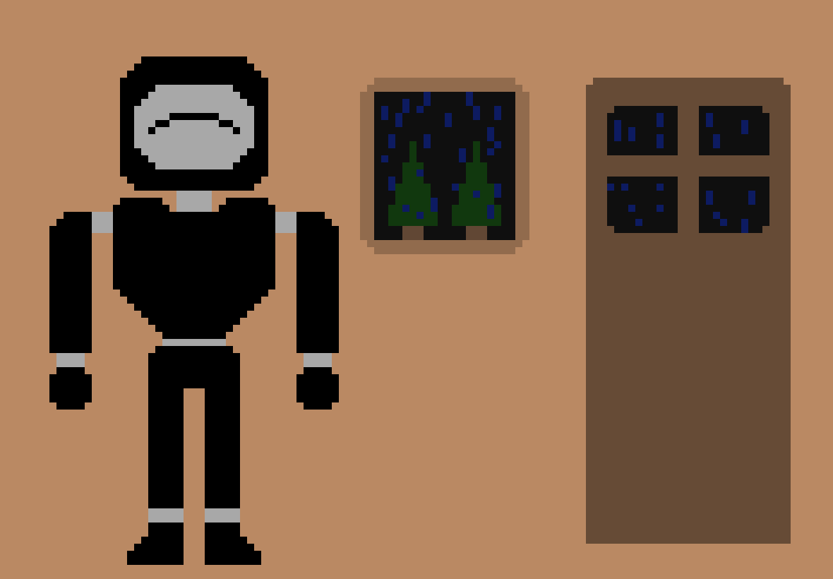 [25d002] S-Stay back! *He pulls out a combat knife on crimzon* I dont know who your speaking of!